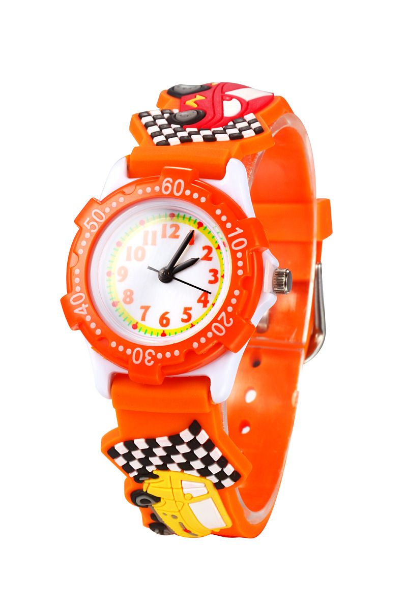 厂家批发儿童卡通手表 创意小汽车3d手表 防水男童手表女童手表