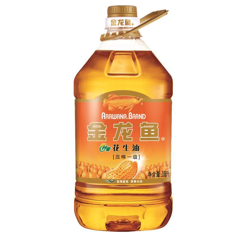 金龙鱼 压榨一级 特香花生油 3.68l
