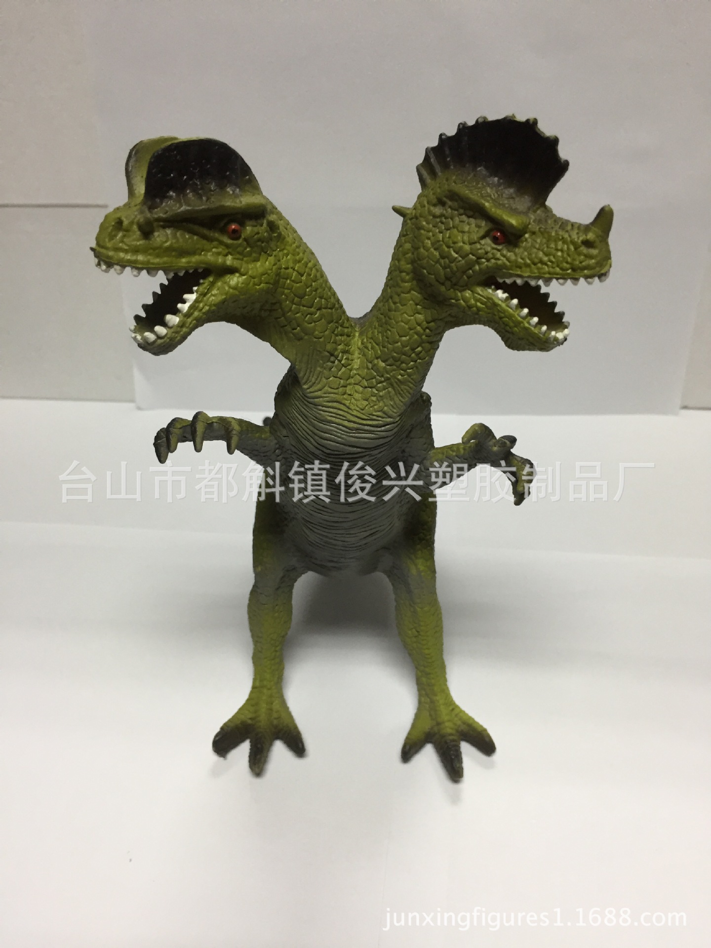 塑胶动物玩具 恐龙模型 儿童益智玩具 双头龙