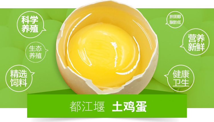 农户自家散养土鸡蛋 九斤黄鸡蛋 新鲜有机鸡蛋