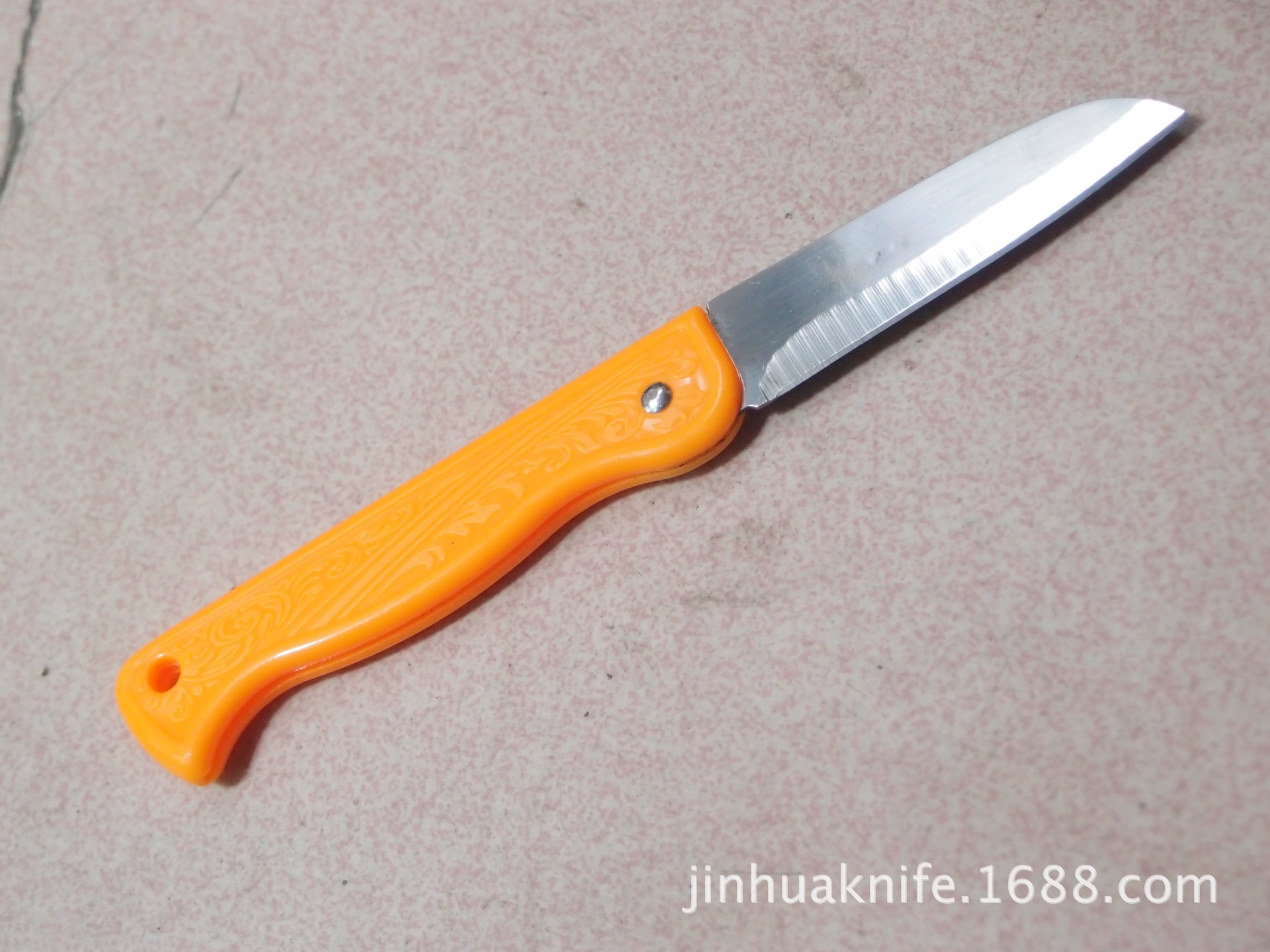 优质358折叠水果刀 折叠削皮刀家居小刀 锋利小果刀 折叠小刀