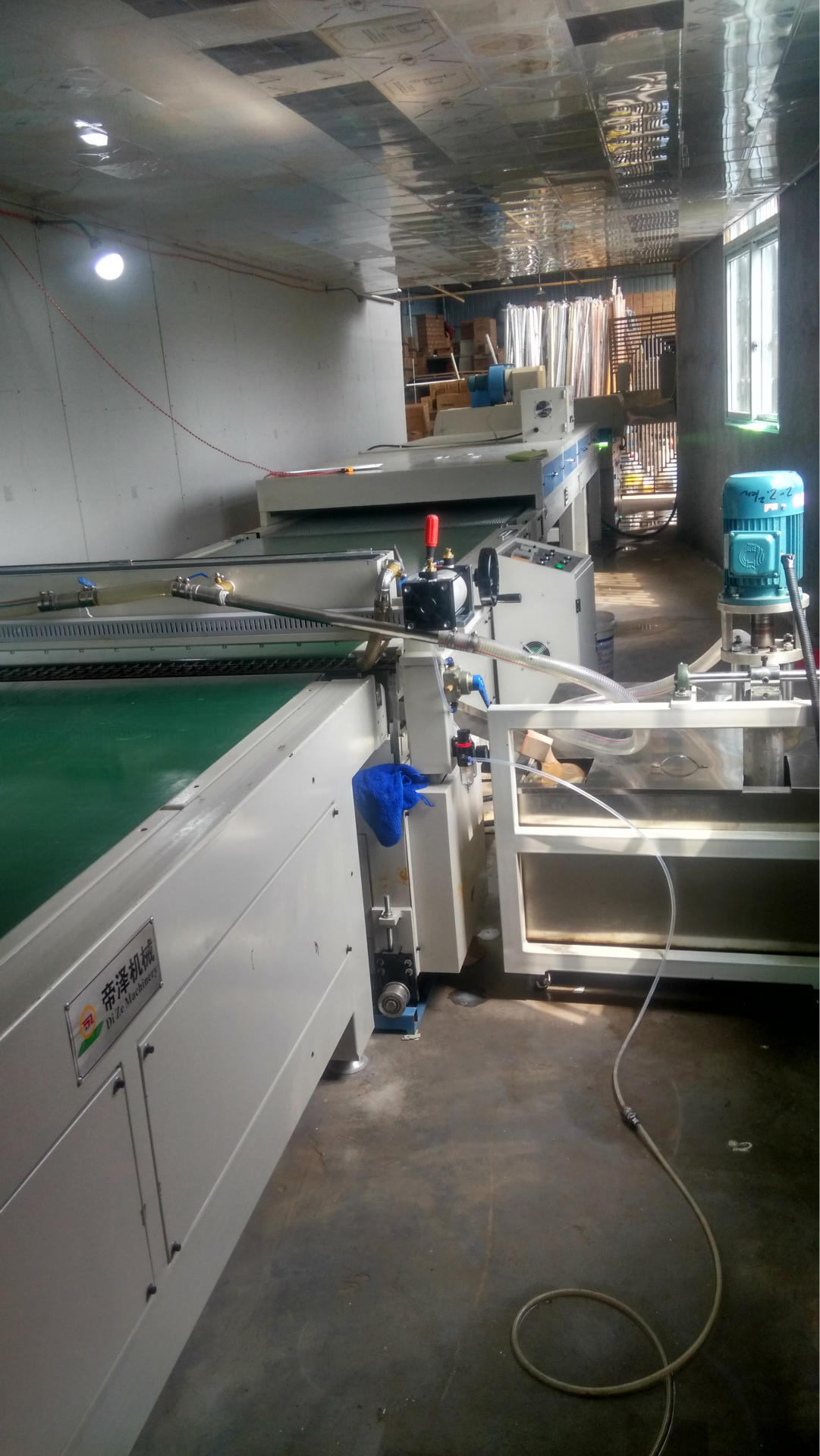 瓷砖3d打印背景墙淋涂机 集成墙板uv淋涂机