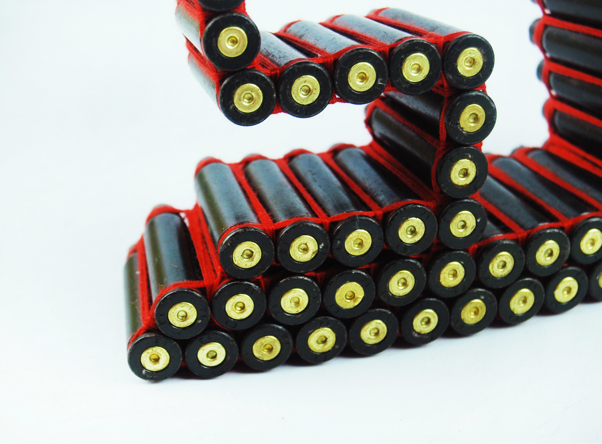 空子弹壳线编工艺品 520 摆件 退伍纪念 收藏 创意礼品礼物