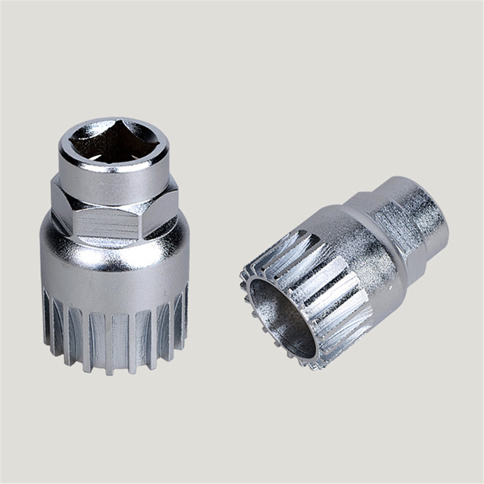 中轴套筒20齿中轴拆卸工具拆飞轮工具套筒旋飞自行车修车维修工具