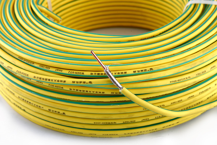 批发耐火电线生产厂家 nh-bv-4 家装铜芯单股硬电线国.