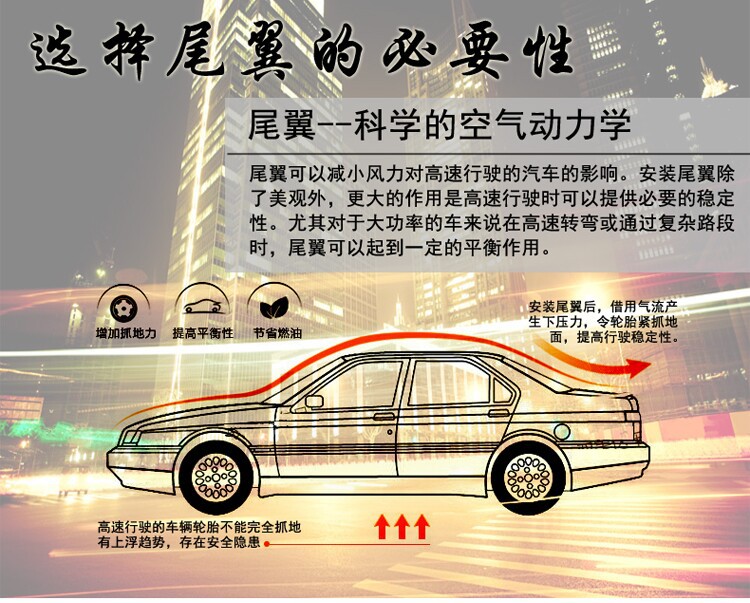 适用于12crv尾翼12-15crv带灯尾翼12crv加装尾翼12crv尾翼crv改装