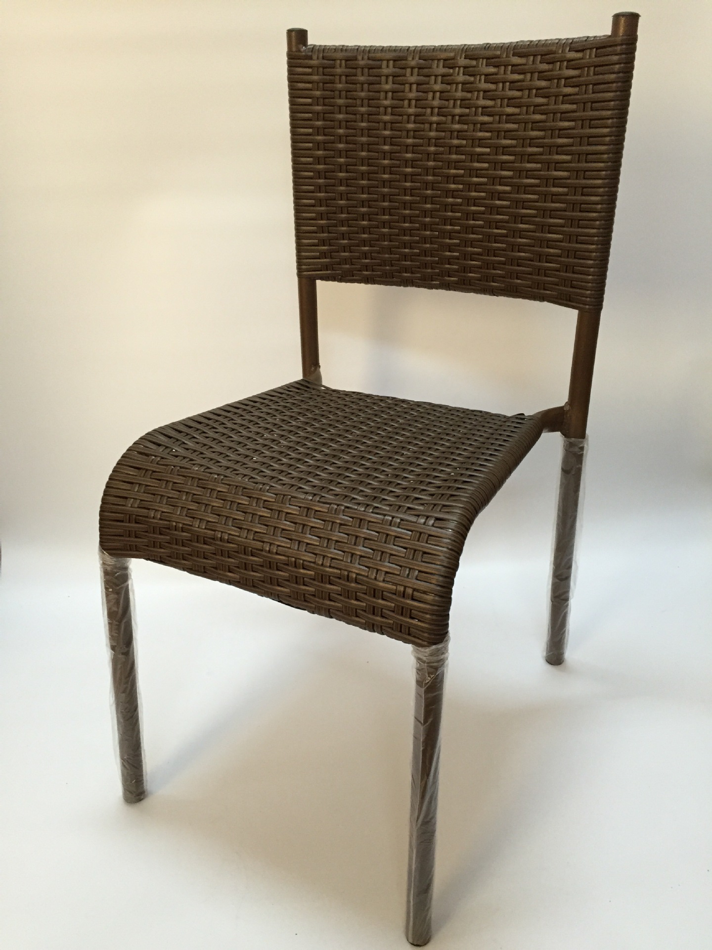 新款家具五金塑料藤椅户外家具花园阳台藤椅奶茶店咖啡厅露天藤椅