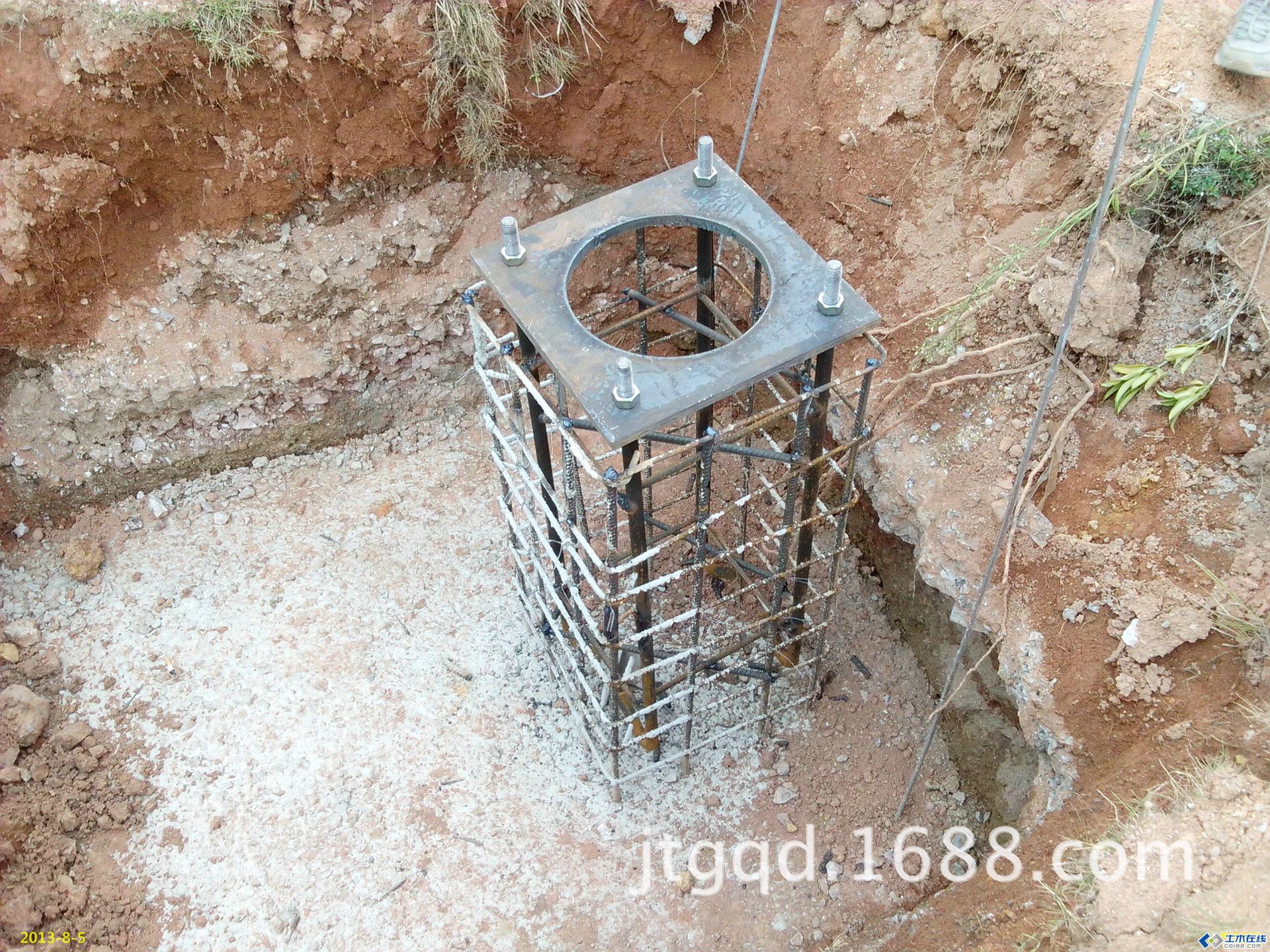 厂家生产供应路灯底座路灯法兰盘预埋板方形法兰盘