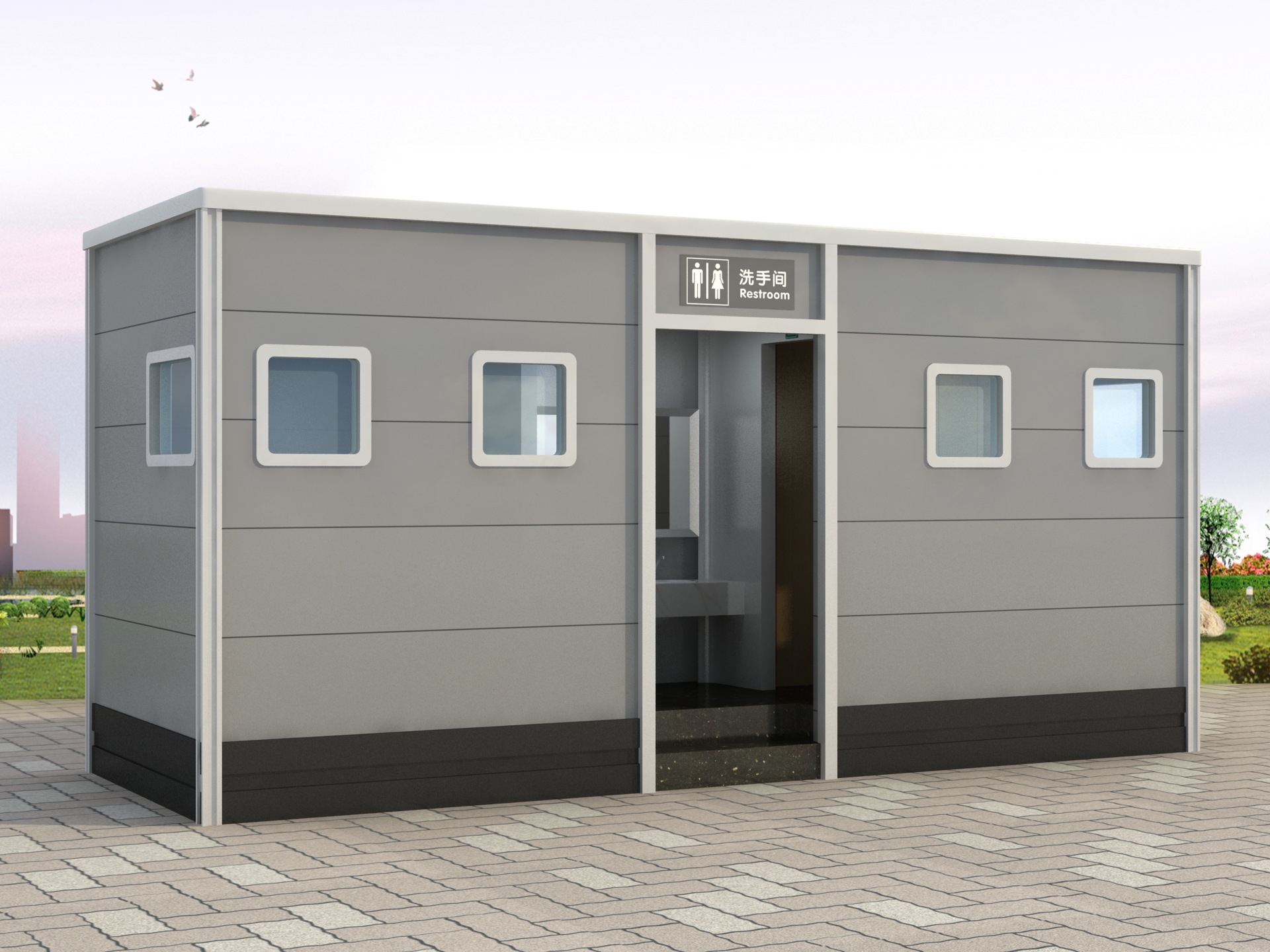 0成交0套vip豪华连体卫生间车展移动厕所大型活动临时高档车载厕所