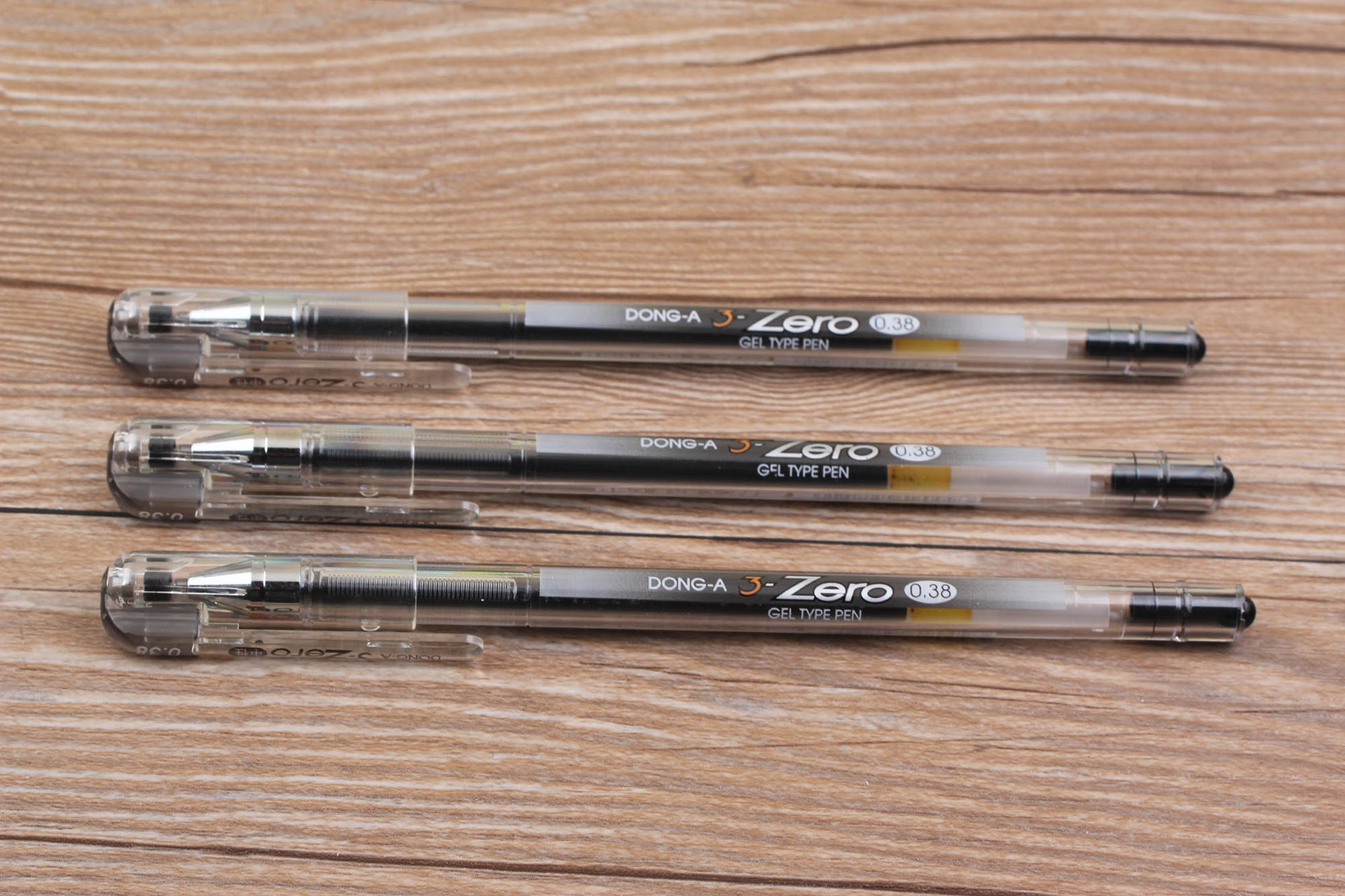 韩国dong-a/东亚3-zero 东亚3-zero中性笔 东亚0.38笔 细杆 针嘴