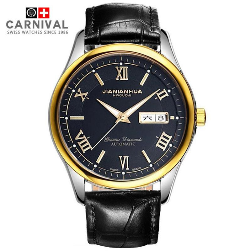一件代发carnival机械表全自动机械男士表夜光防水男表8610