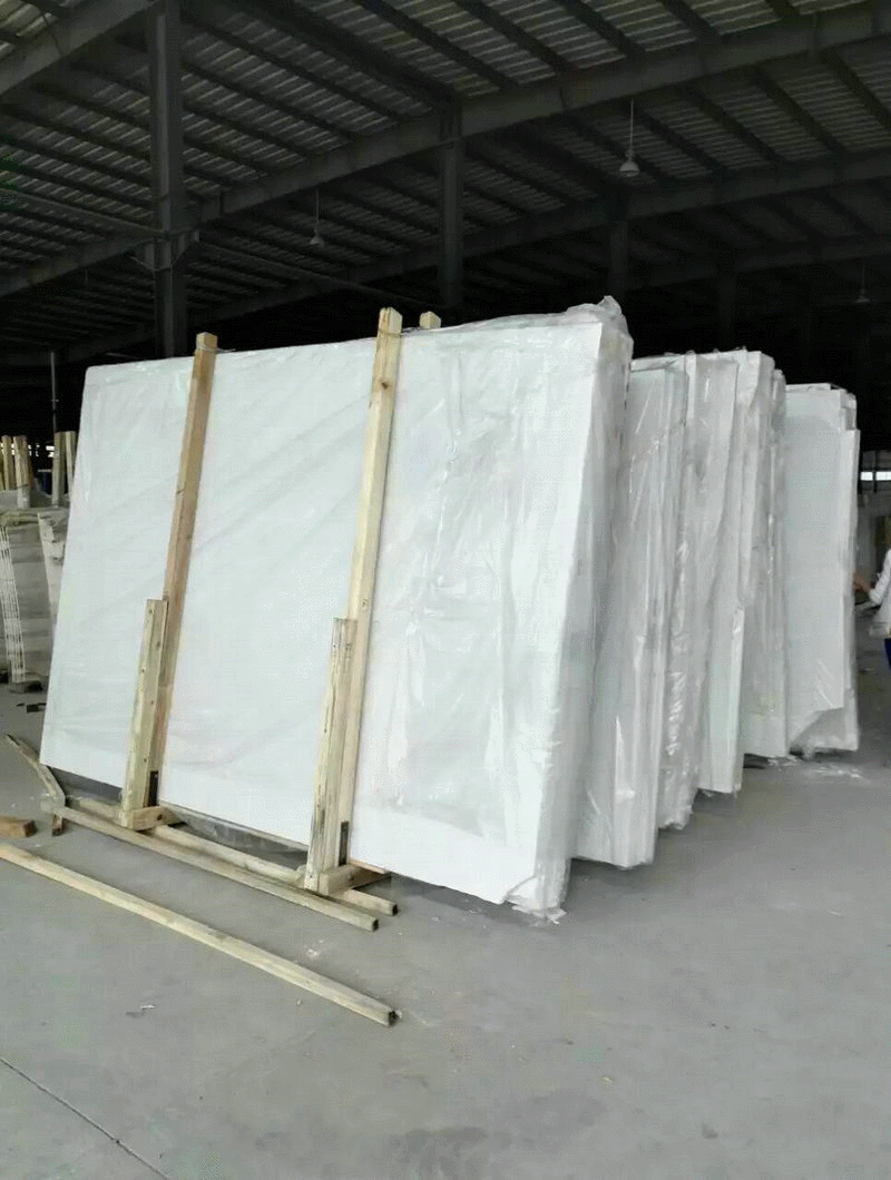 厂家供应 优质汉白玉大板 汉白玉板材 天然汉白玉大理石产品