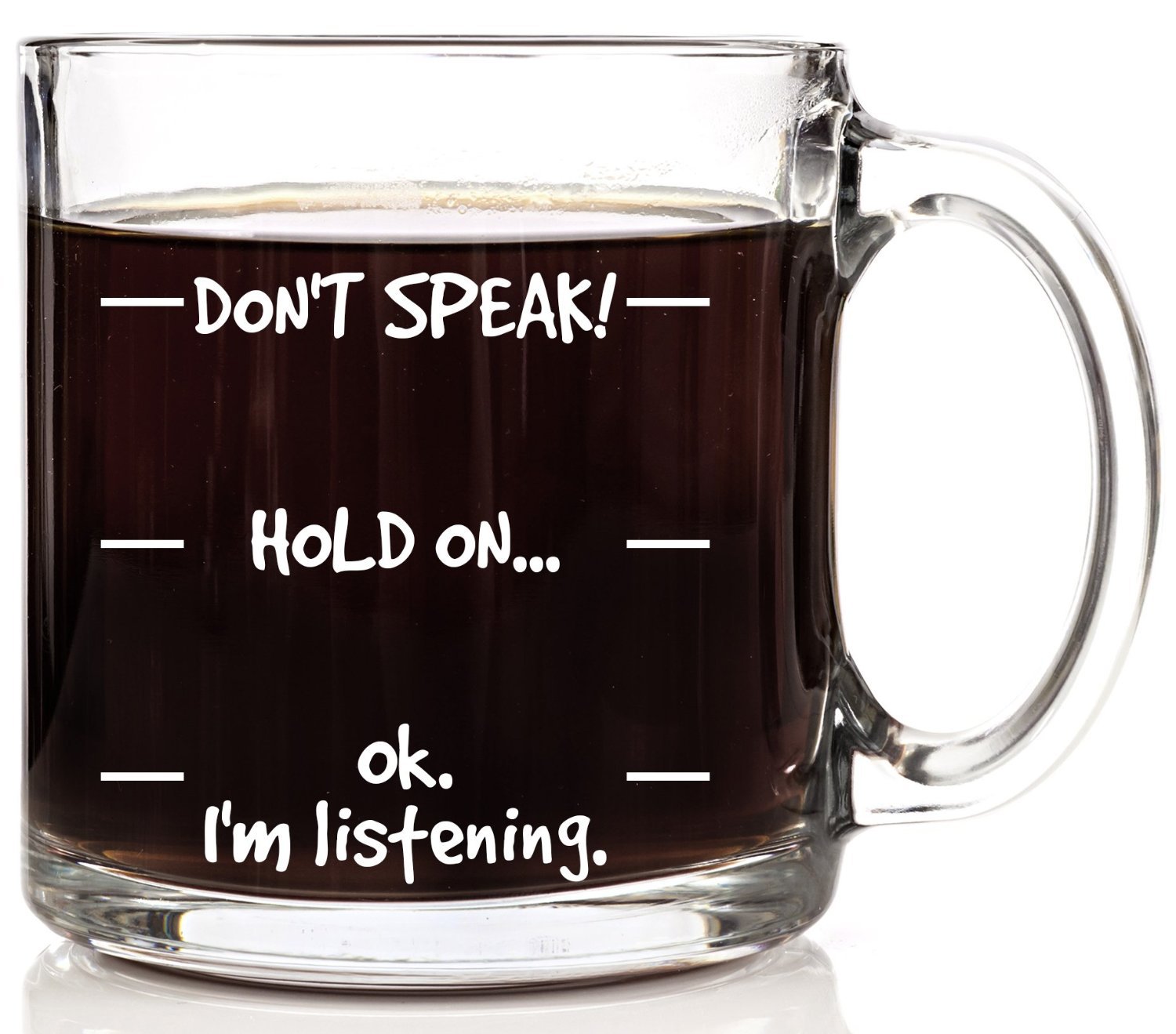 dad玻璃杯子水杯感恩节生日礼物父亲节母亲节咖啡玻璃杯mom英文外