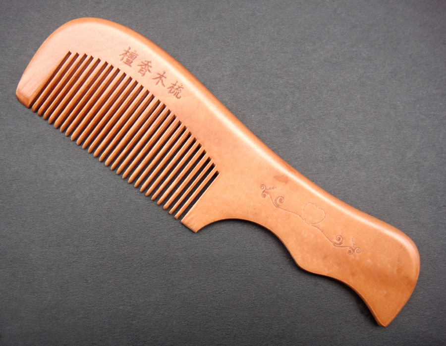 批发木梳 木质头梳 美发梳子 个人家用梳 每把独立包装