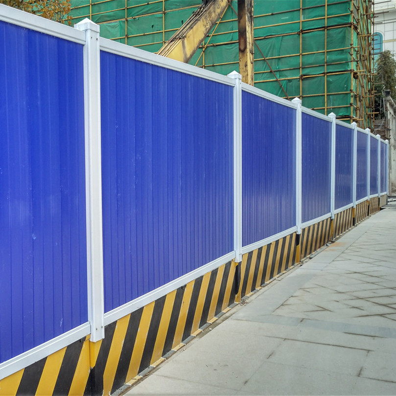 【pvc围墙】供应安装上海pvc工程围挡 工地施工围墙道路围挡围墙