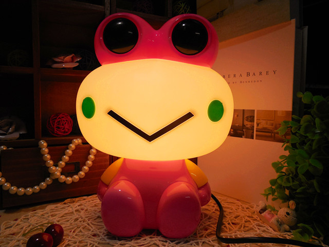 青蛙家居装饰台灯卧室床头台灯创意卡通可爱台灯儿童床头台灯夜灯