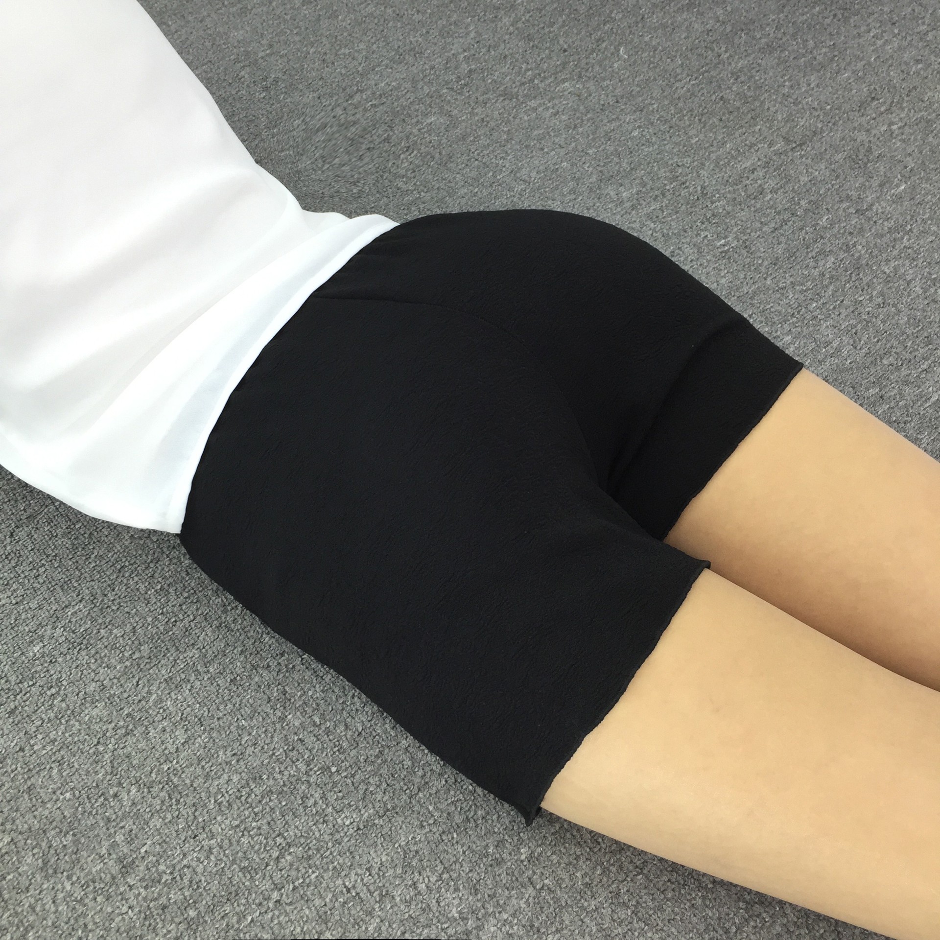 安全裤女夏薄款防走光可外穿打底裤宽松保险大码三分短裤