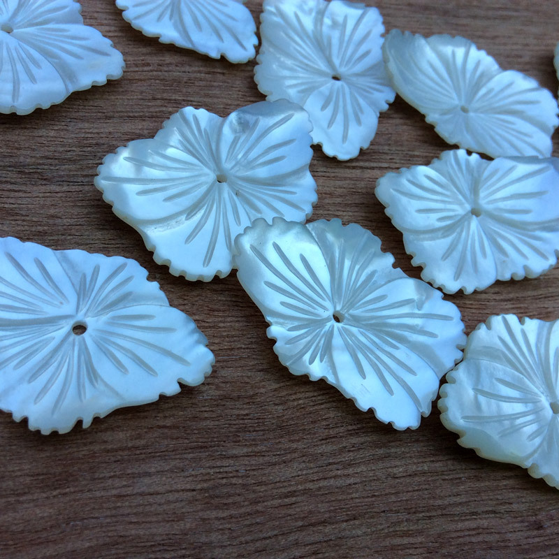 贝壳花 天然进口白蝶贝自由花朵 个性胸花饰品 diy手工配件材料