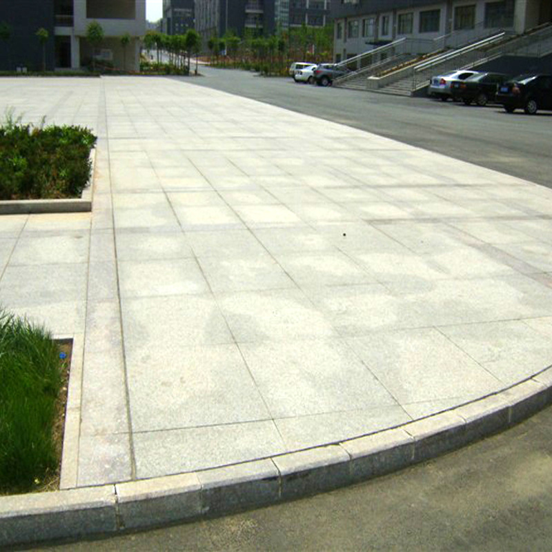 现货五莲花火烧板 室内外广场防滑花岗岩工程板加工 山东石材厂家