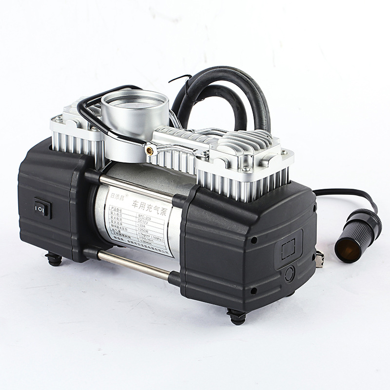 热卖便携式车载电动轮胎充气泵 高压打气筒汽车用快速打气泵批发