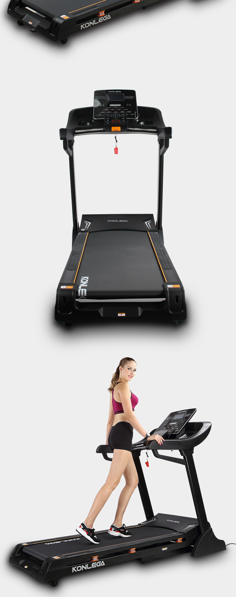 顺德容桂康乐佳k253d 轻商用跑步机 折叠 新款豪华高档家用款