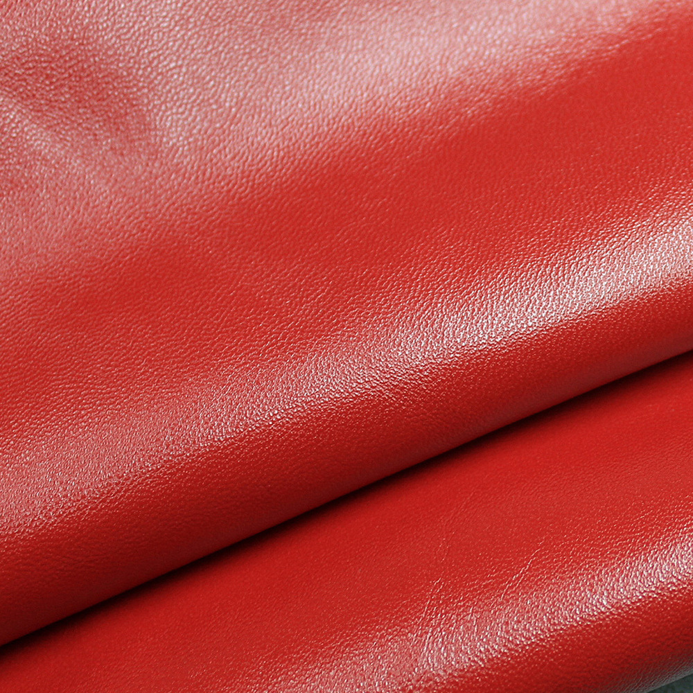 蒙霸 彩色绵羊皮 头层羊皮革 整张 彩色服装面料 厂家直销