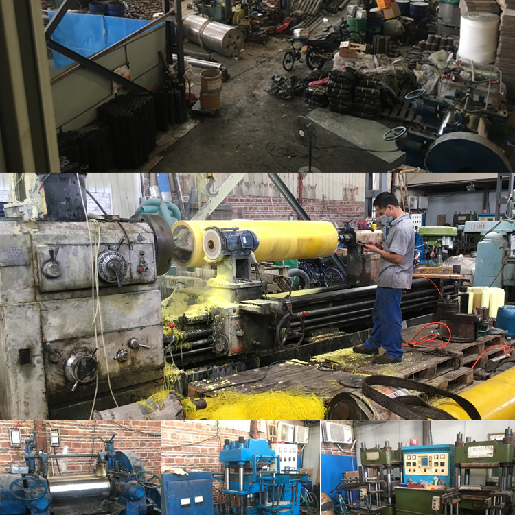 厂家直供流水线滚筒包胶 pu包胶滚筒 无动力滚筒加工 包胶滚筒