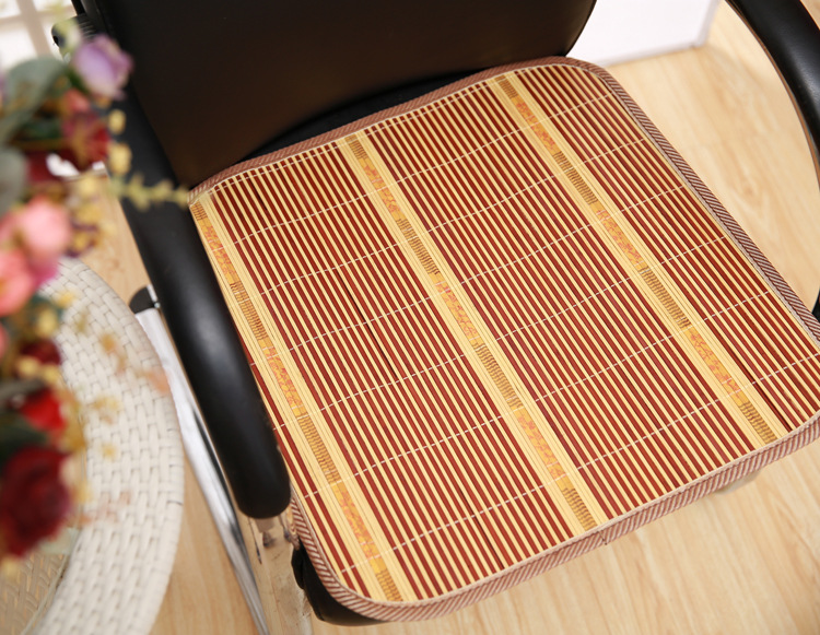 竹凉席坐垫 老板椅垫 办公椅凉垫 网吧竹坐垫 电脑椅坐垫 餐椅垫