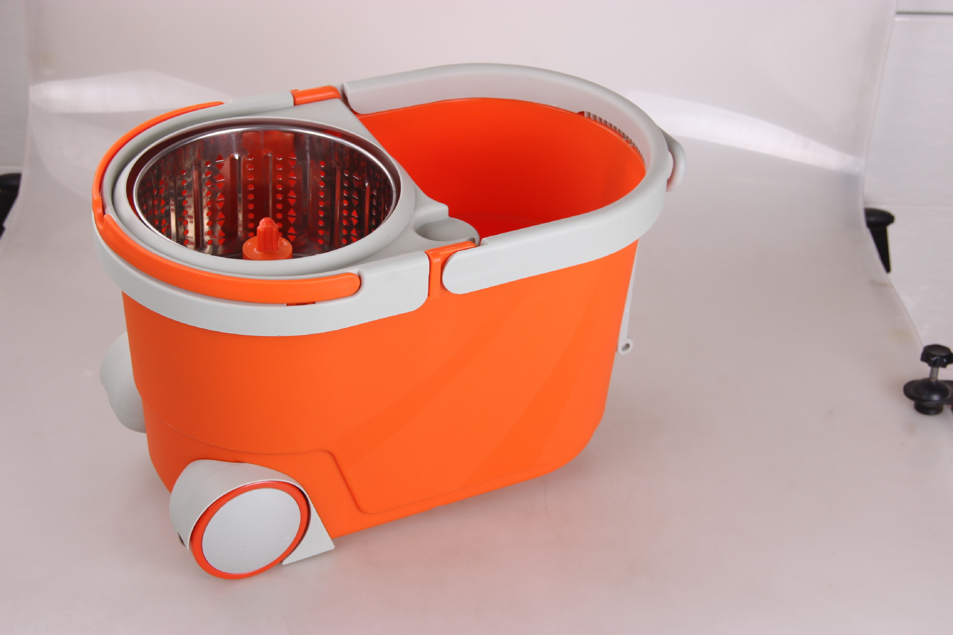 洁仕宝炫酷带轮加长加厚超大甩水拖把家用方头省力拖地神器拖把