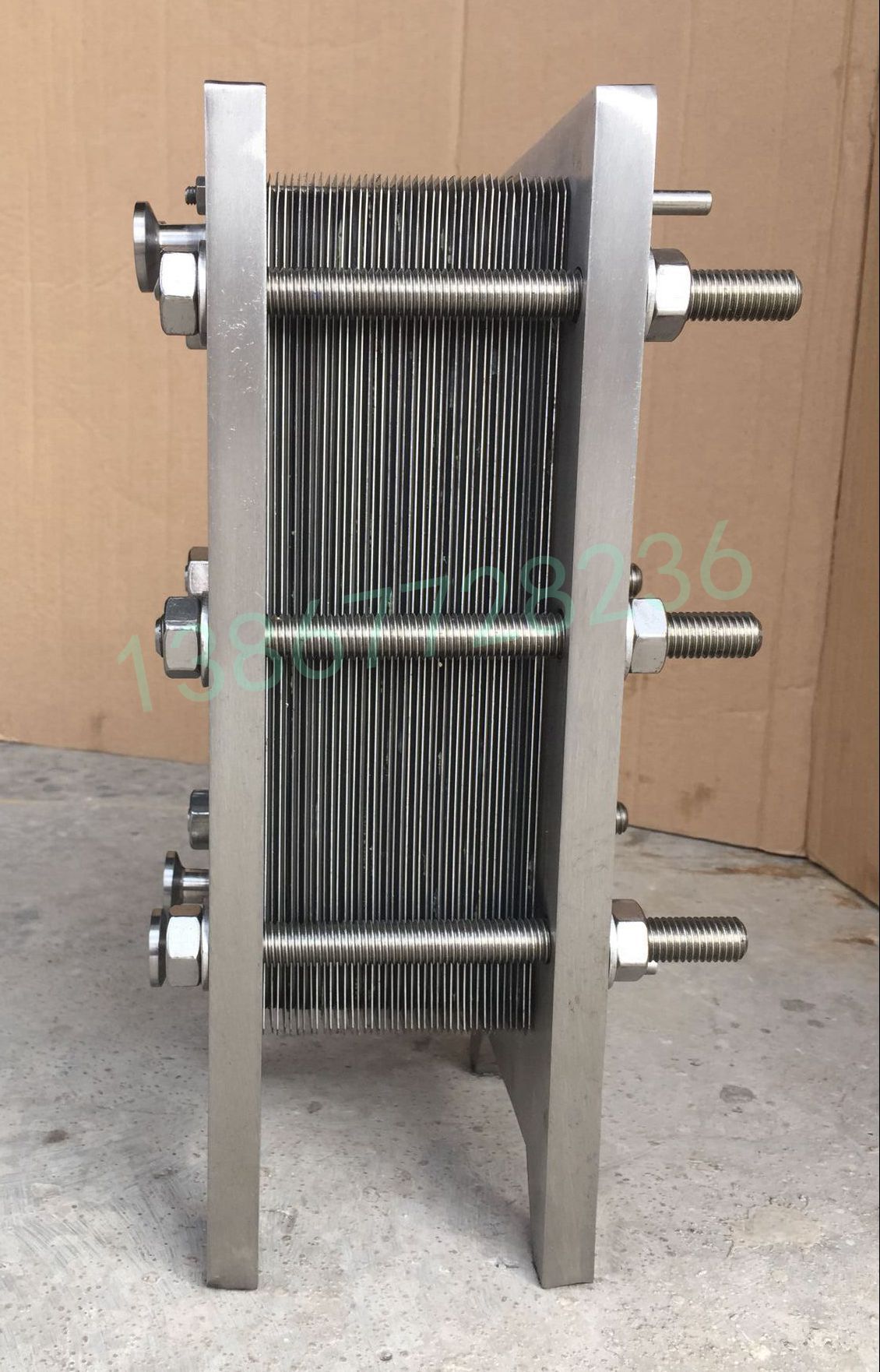 厂家直销麦汁冷却器 最小型板式换热器 实验室用 散热器 br0.02