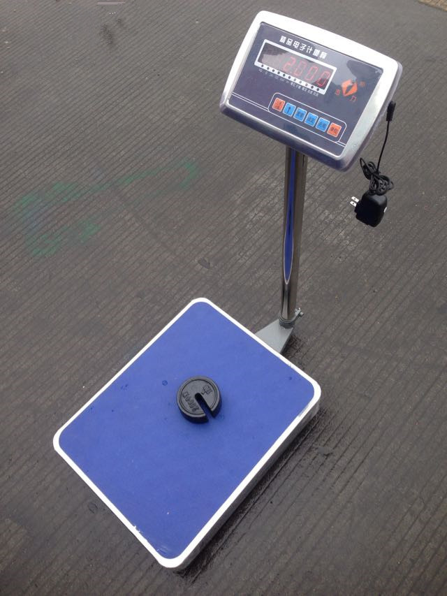 杰力电子称台秤60kg/100kg/300kg计价计重秤货磅秤快递称称重秤