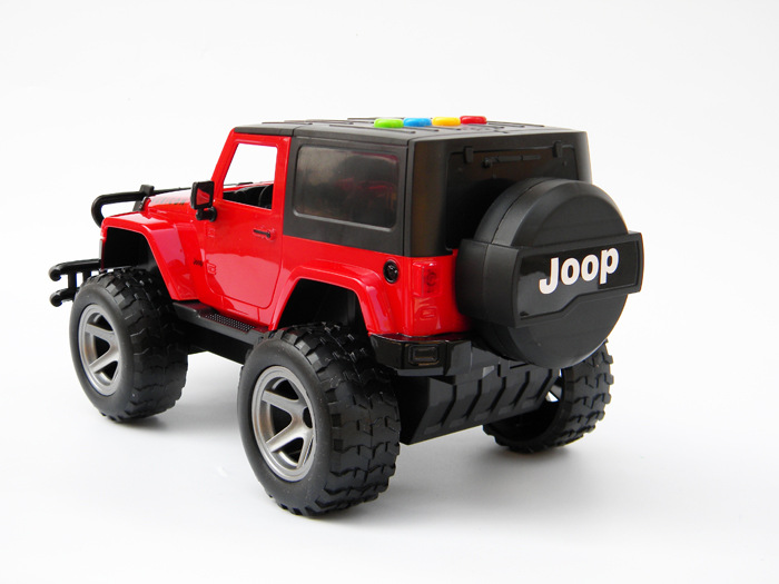 林达越野车吉普车模型带灯光音乐讲故事惯性车双开门儿童玩具车