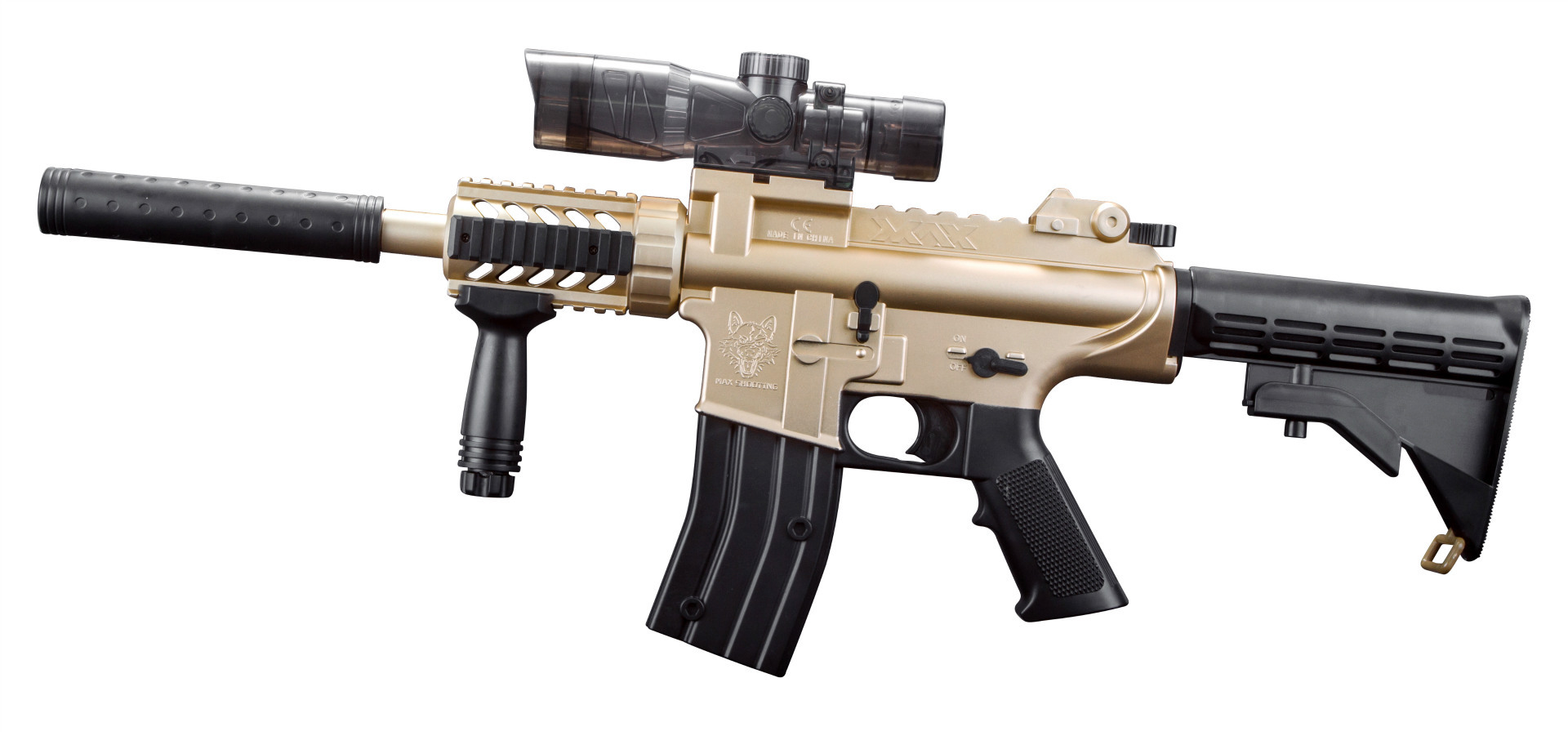 东林水弹枪 m4电动连发水弹枪四代 可发射水晶弹 多款色可供选择