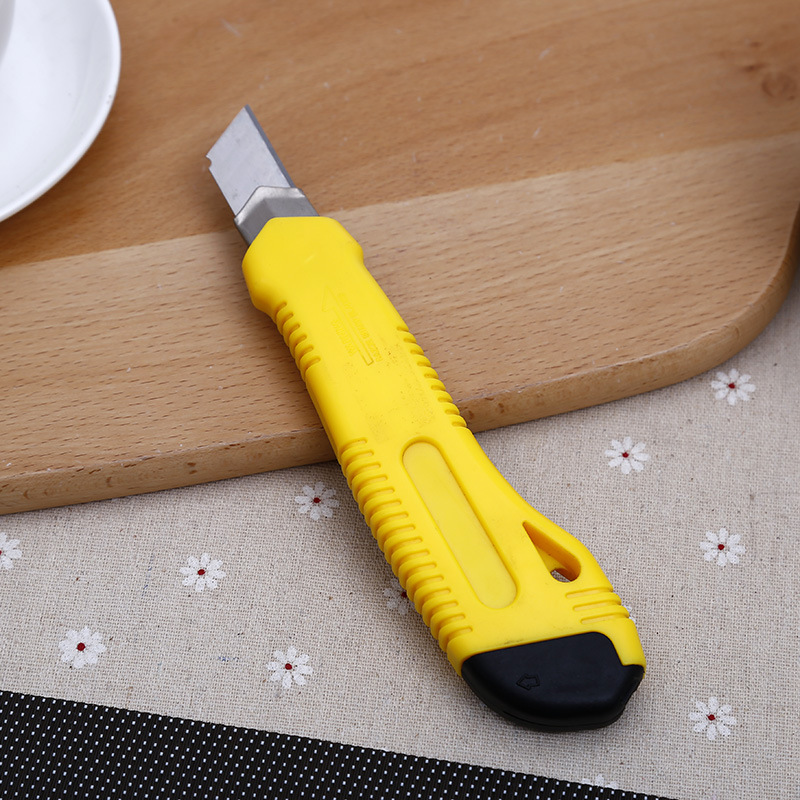 现代金成 促销礼品大号美工刀金属外壳裁纸刀cutter knife工具刀