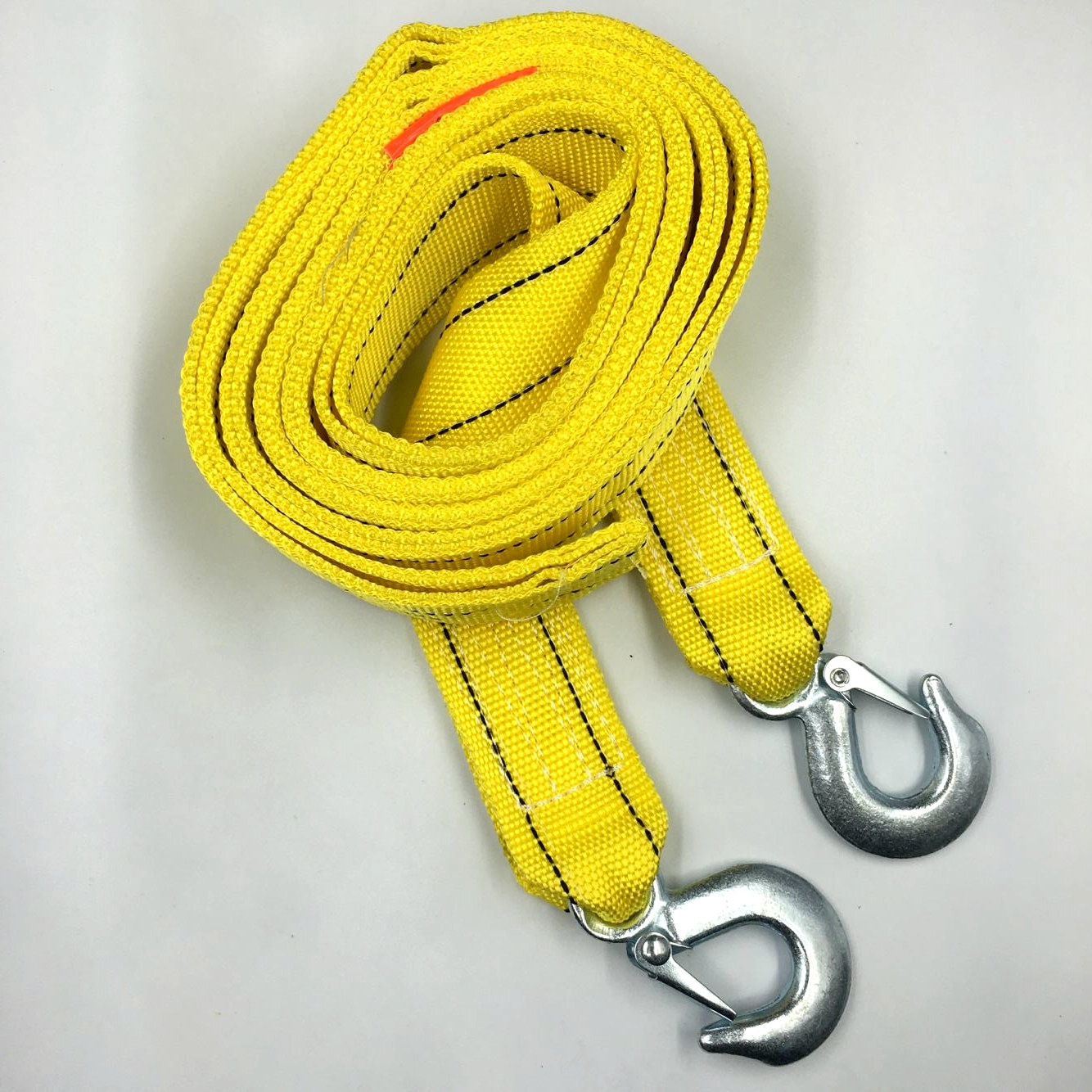 汽车拖车绳加厚越野车拖车带5米5吨牵引绳强力车用拉车绳钩捆绑带