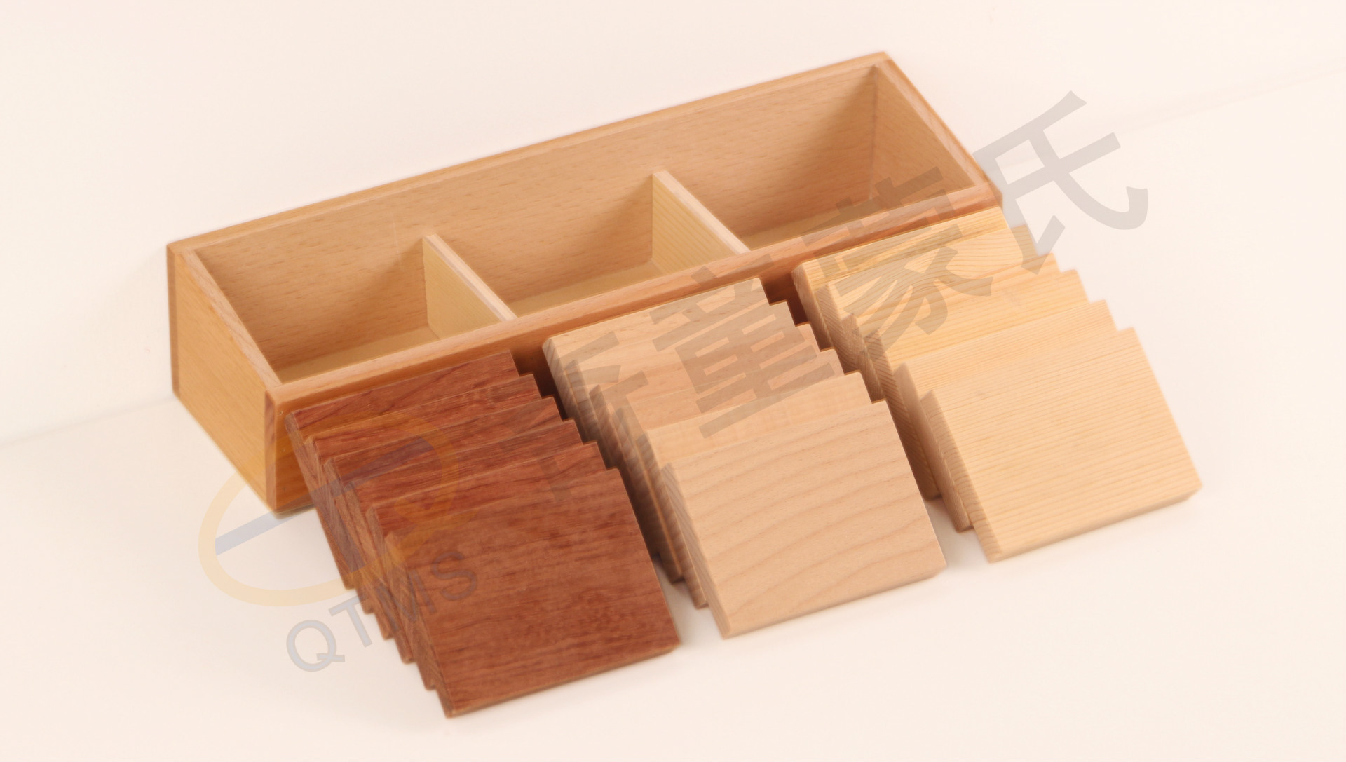 蒙氏教具重量板蒙台梭利蒙氏感官教具婴幼儿童专业早教益智玩具