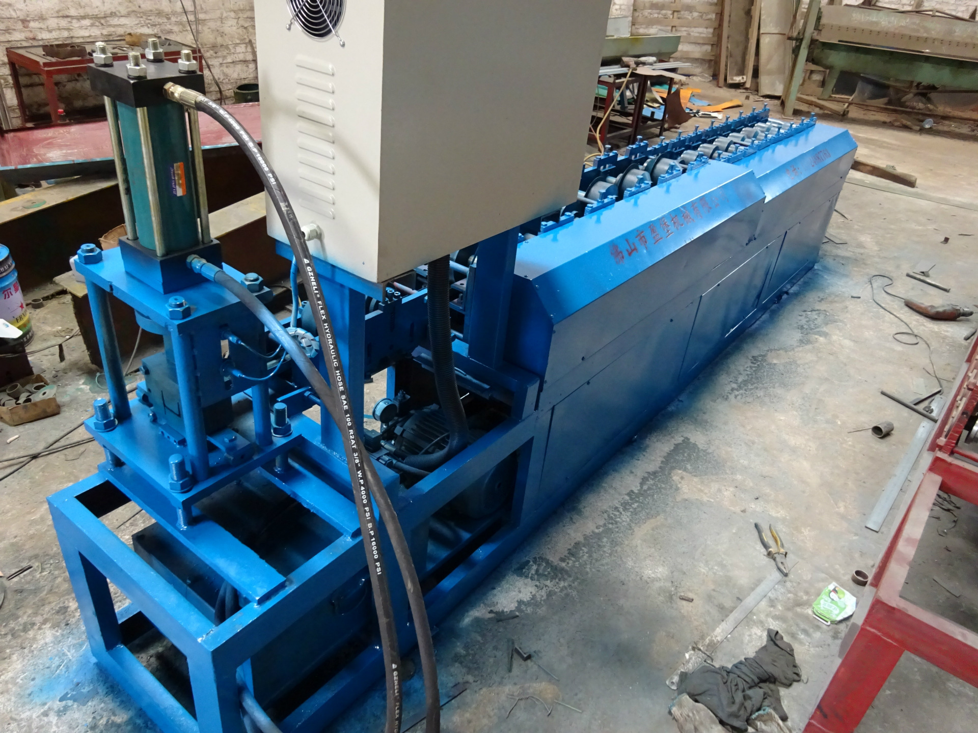 小u型槽成型机门框成型机 c型钢成型机 冷弯成型机 建筑机械设备