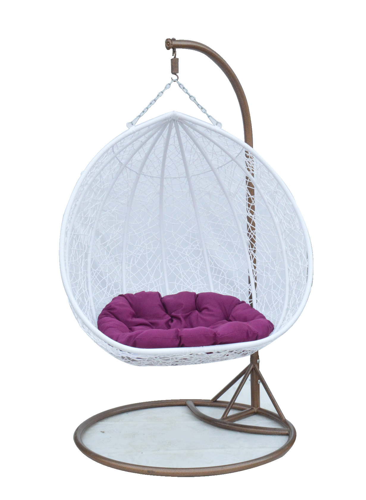 厂家直销藤编双人吊椅休闲酒店户外吊篮藤椅逍遥椅庭院秋落地圆.