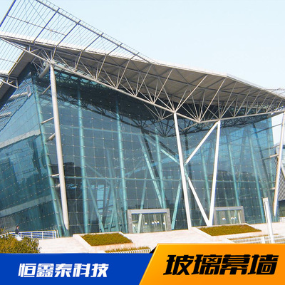 天津恒鑫泰科技 玻璃幕墙 加工定制各种不锈钢制品 玻璃幕墙