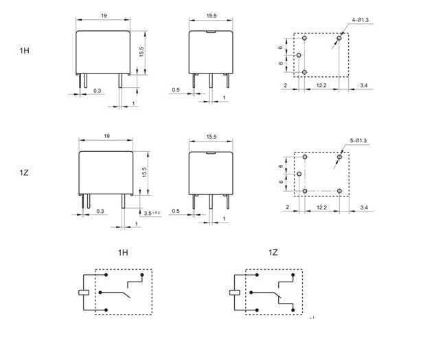 引脚数量:5脚 4脚 线圈电压:3v 5v 12v 产品特点 为您提供的继电器,可