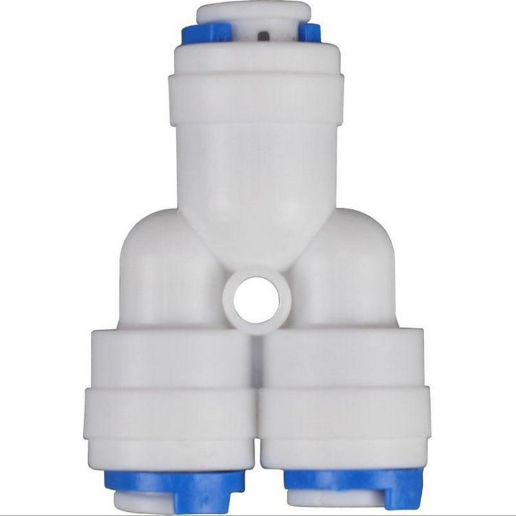 净水器2分3分接头三通接头塑料水管y型三通接头净水机配件