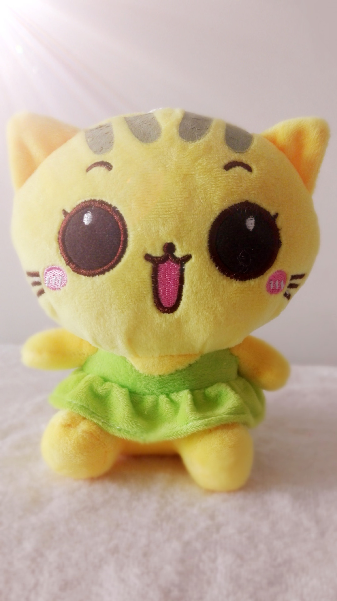 可爱裙子大脸猫公仔创意猫咪毛绒玩具女生生日礼物毕业布娃娃批发