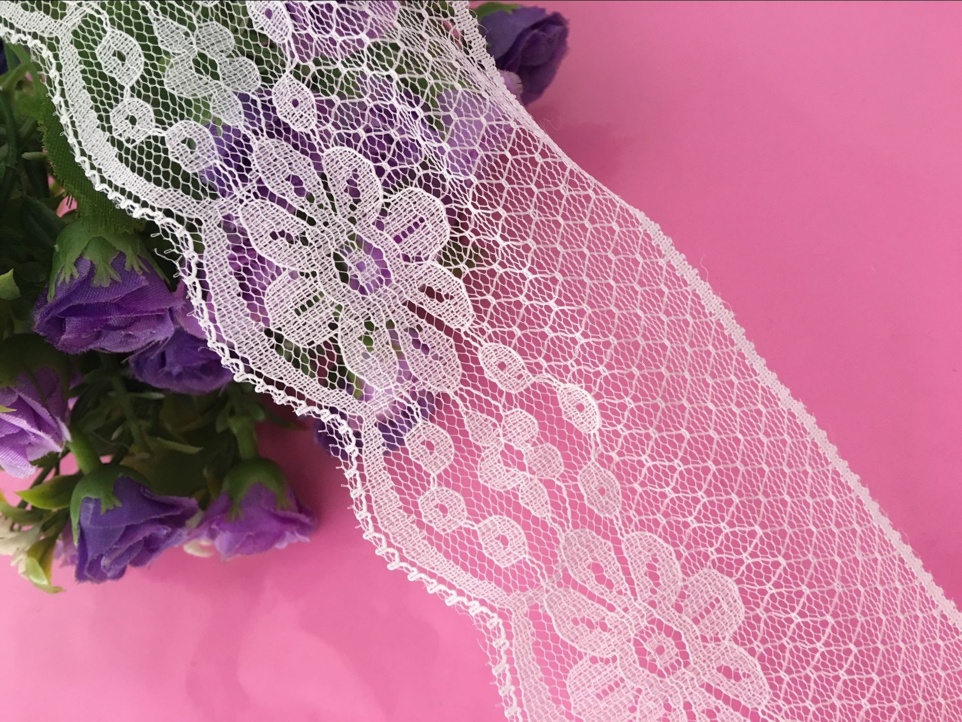 福建花边厂家直销无弹蕾丝花边6cm 服装辅料 蕾丝衣领花边 现货