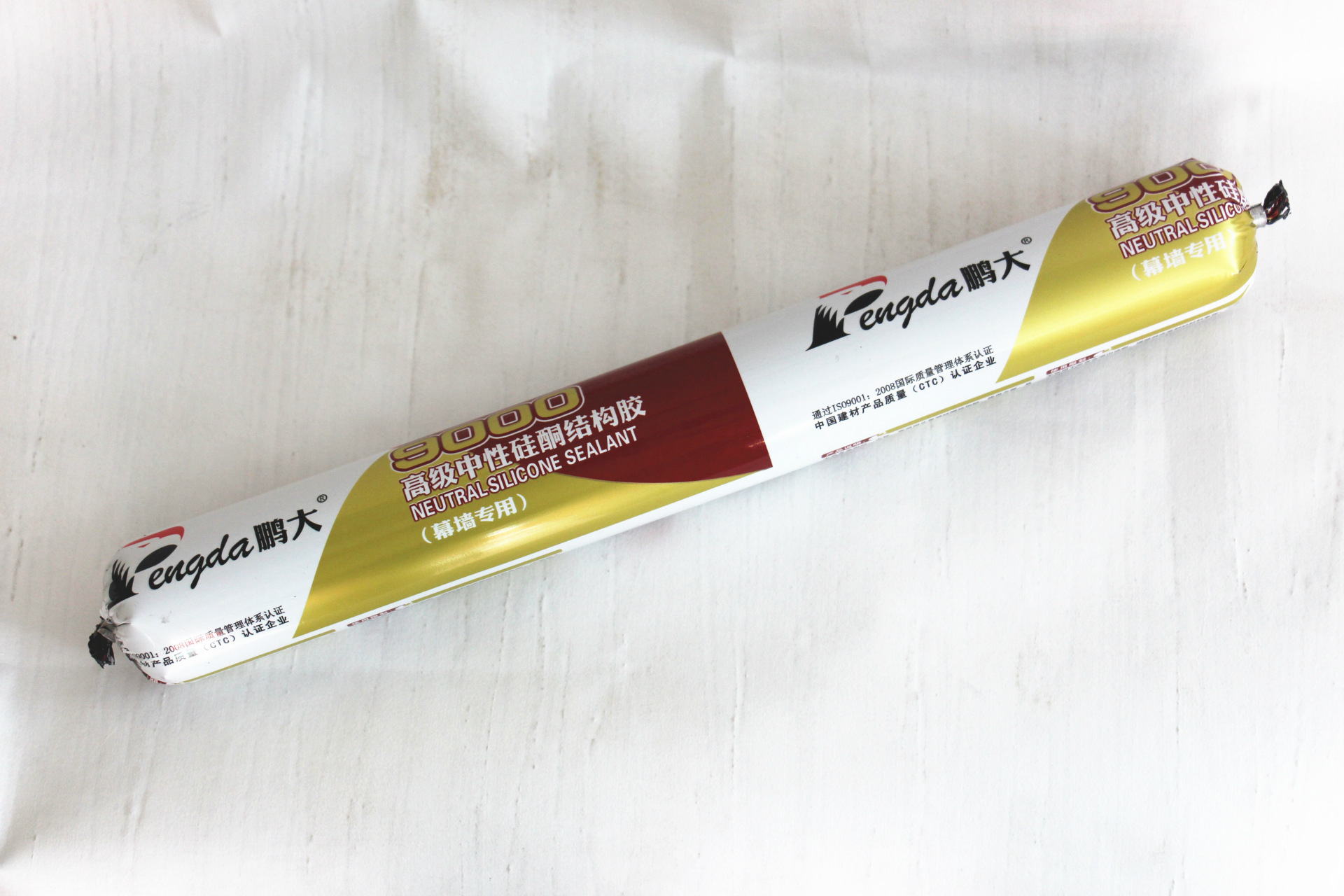 鹏大9000高级中性硅酮结构胶(黑)(白)门窗石材铝塑板专用