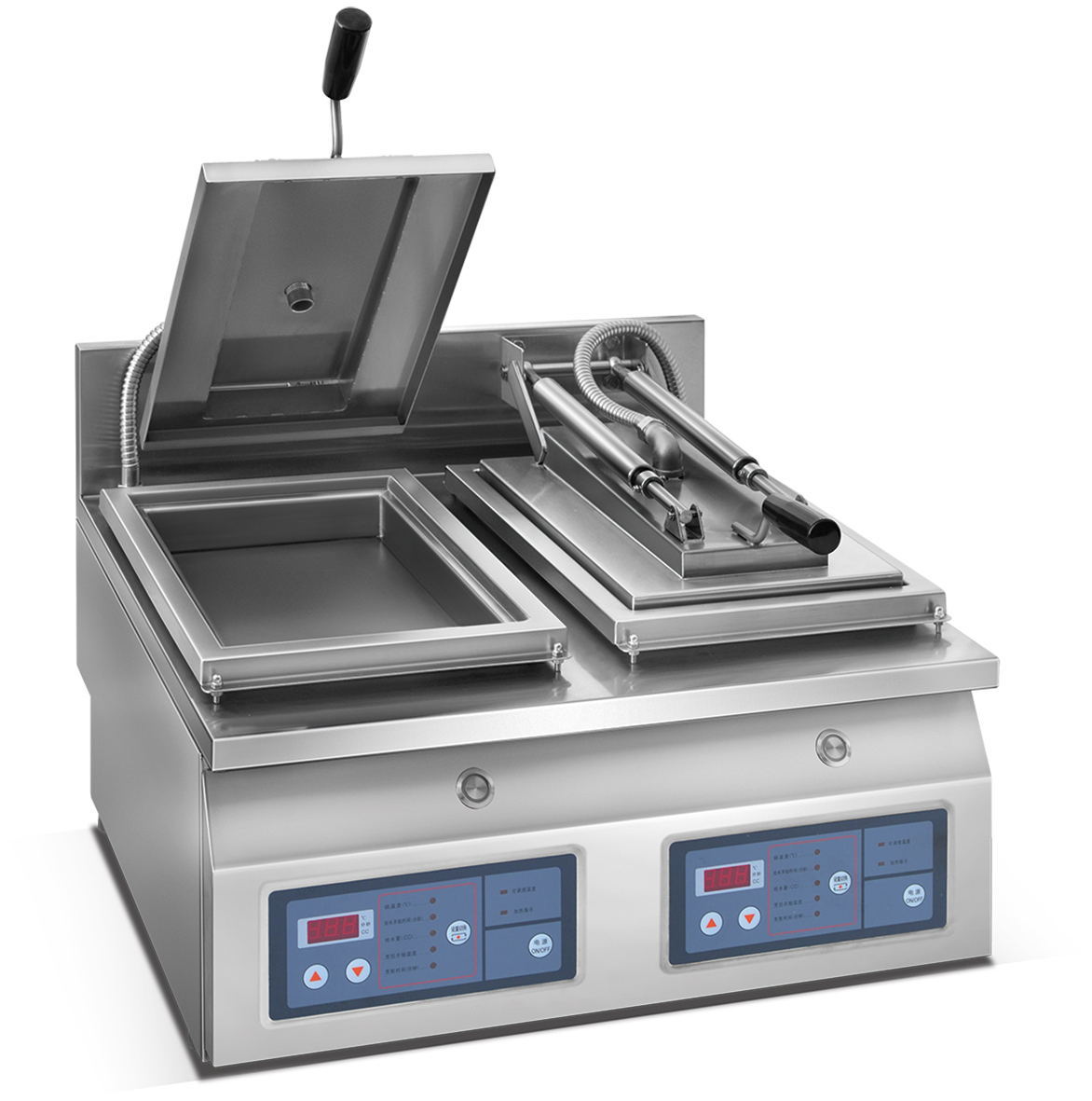 程控式双缸煎饺机