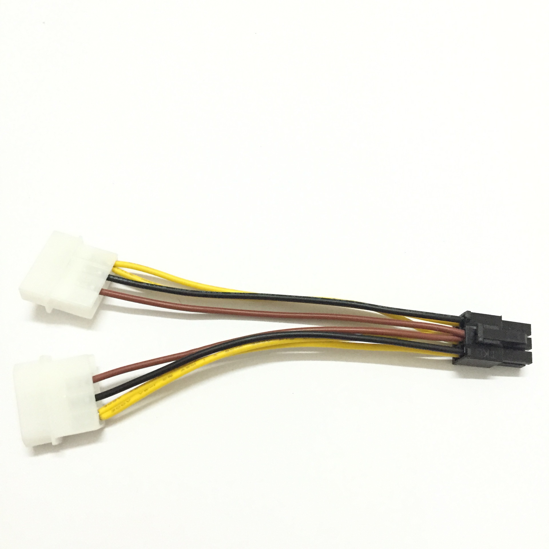 双4pin转6pin 显卡6p转双4p电