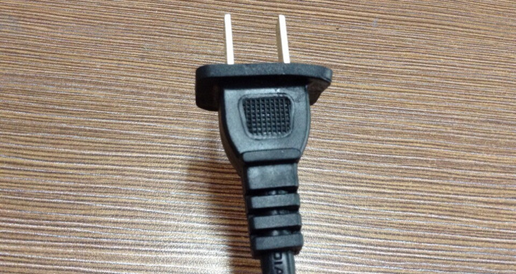 国标二芯插头 两级插头电源线 6a国标电