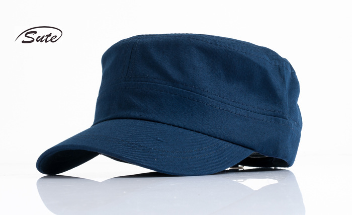 韩版时尚男士军帽 春季新款遮阳帽做旧水洗平顶帽 帽子批发 m-62