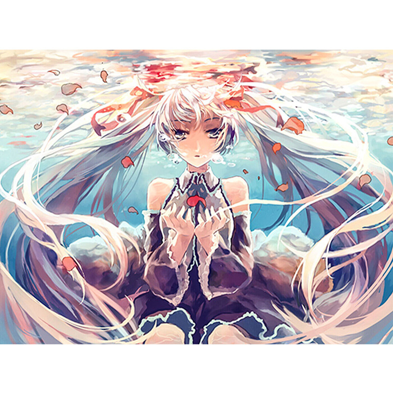 新款diy钻石画 初音未来 2.8圆满钻