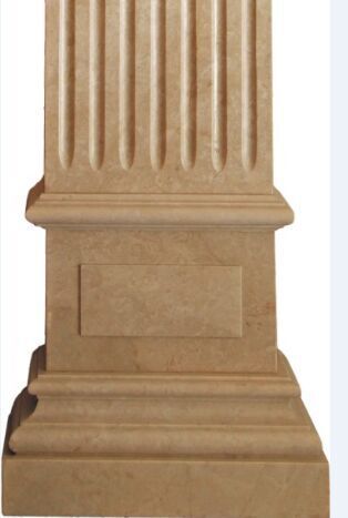 简洁现代天然大理石奥特曼方柱 罗马石文化人头柱 雕花柱定制